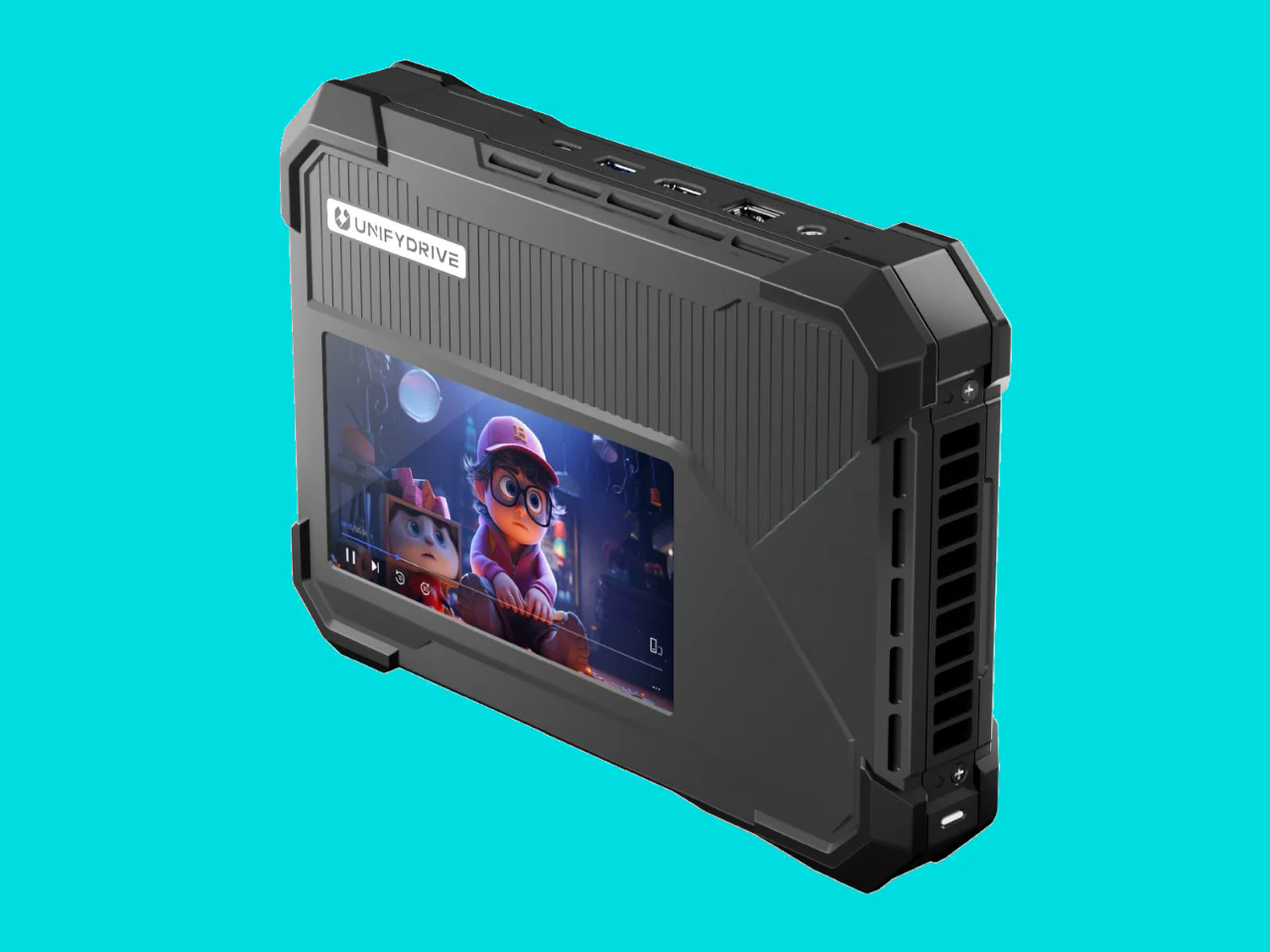 mobile hard disk drive，48TB，UnifyDrive UP6，NAS storage，