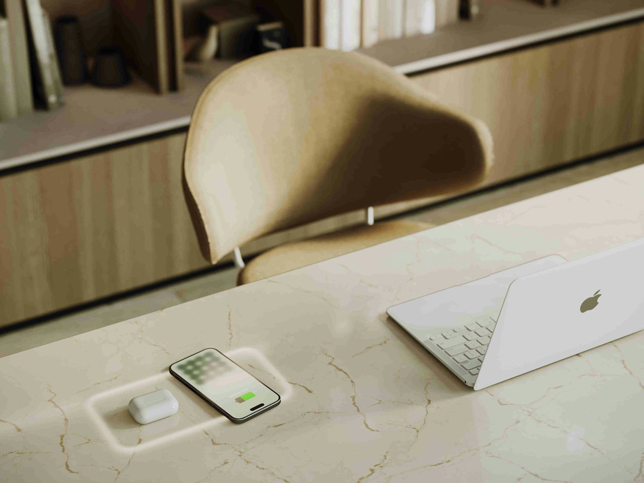 Charging station，Wireless technology，Marble，scene，