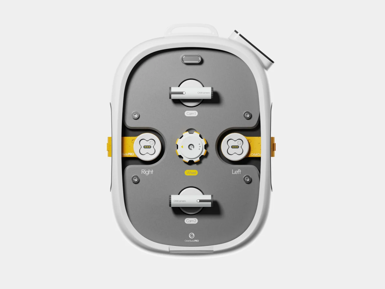 orbit，modularization，Wireless headset，screen，Charging box，