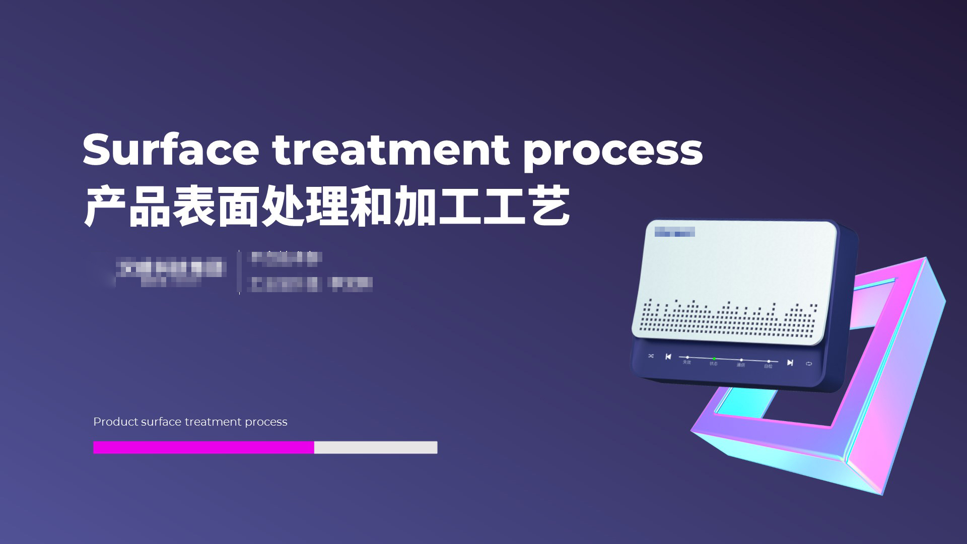 Surface treatment, process，