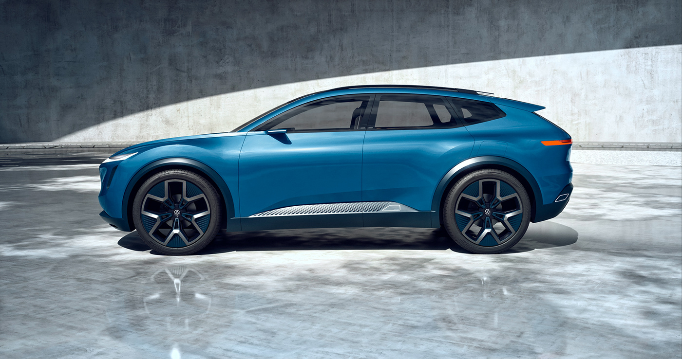 automobile，vehicle，Volkswagen ID. CODE，conceptual design，