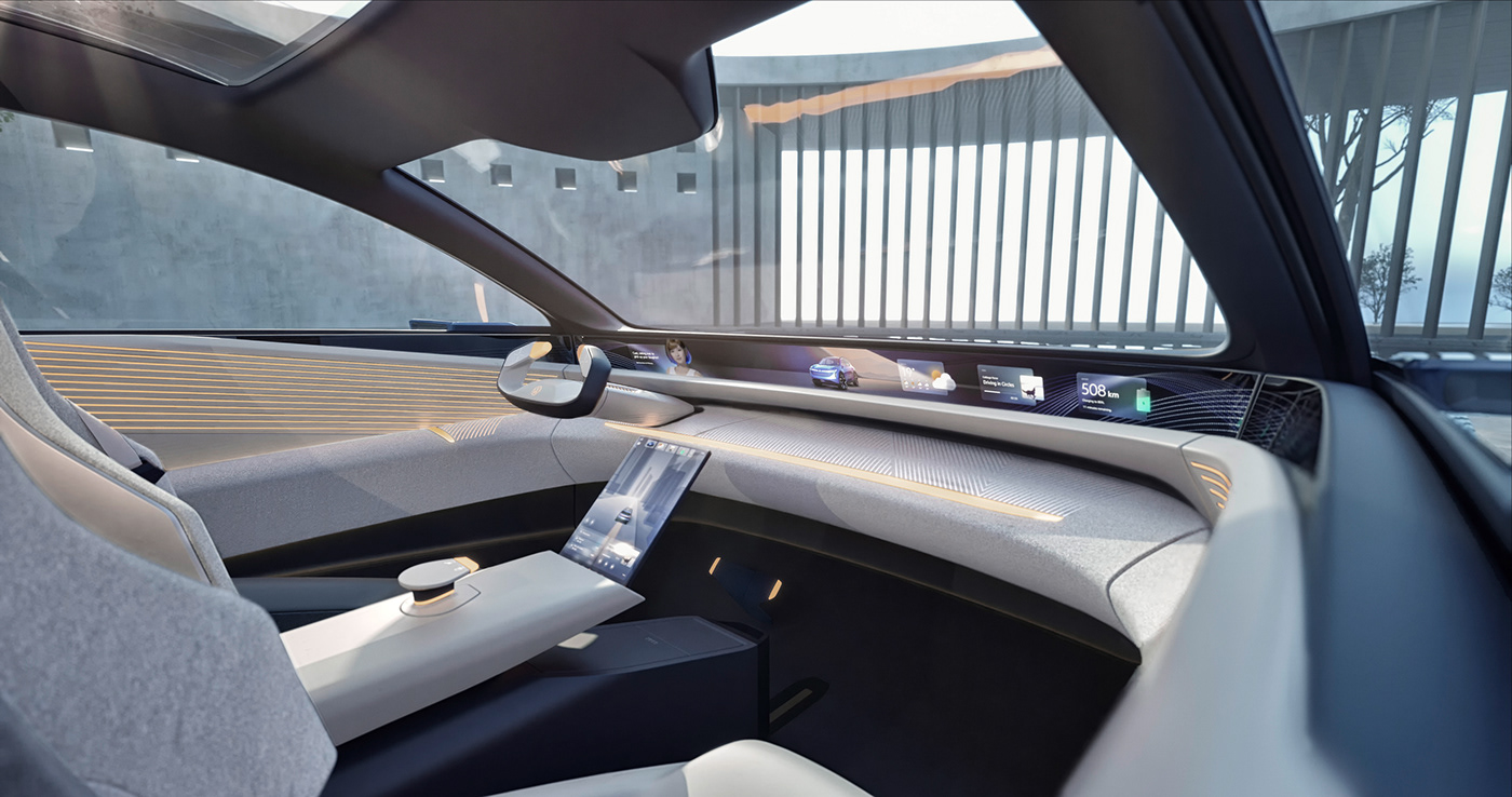 automobile，vehicle，Volkswagen ID. CODE，conceptual design，