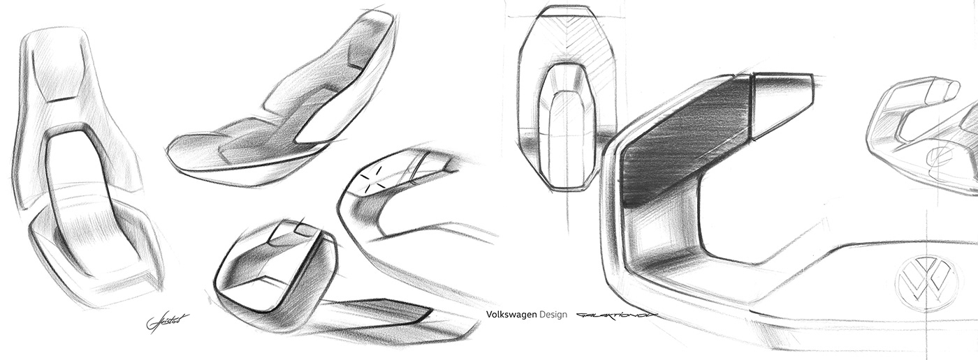 automobile，vehicle，Volkswagen ID. CODE，conceptual design，