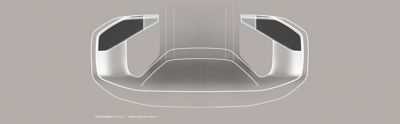 automobile，vehicle，Volkswagen ID. CODE，conceptual design，