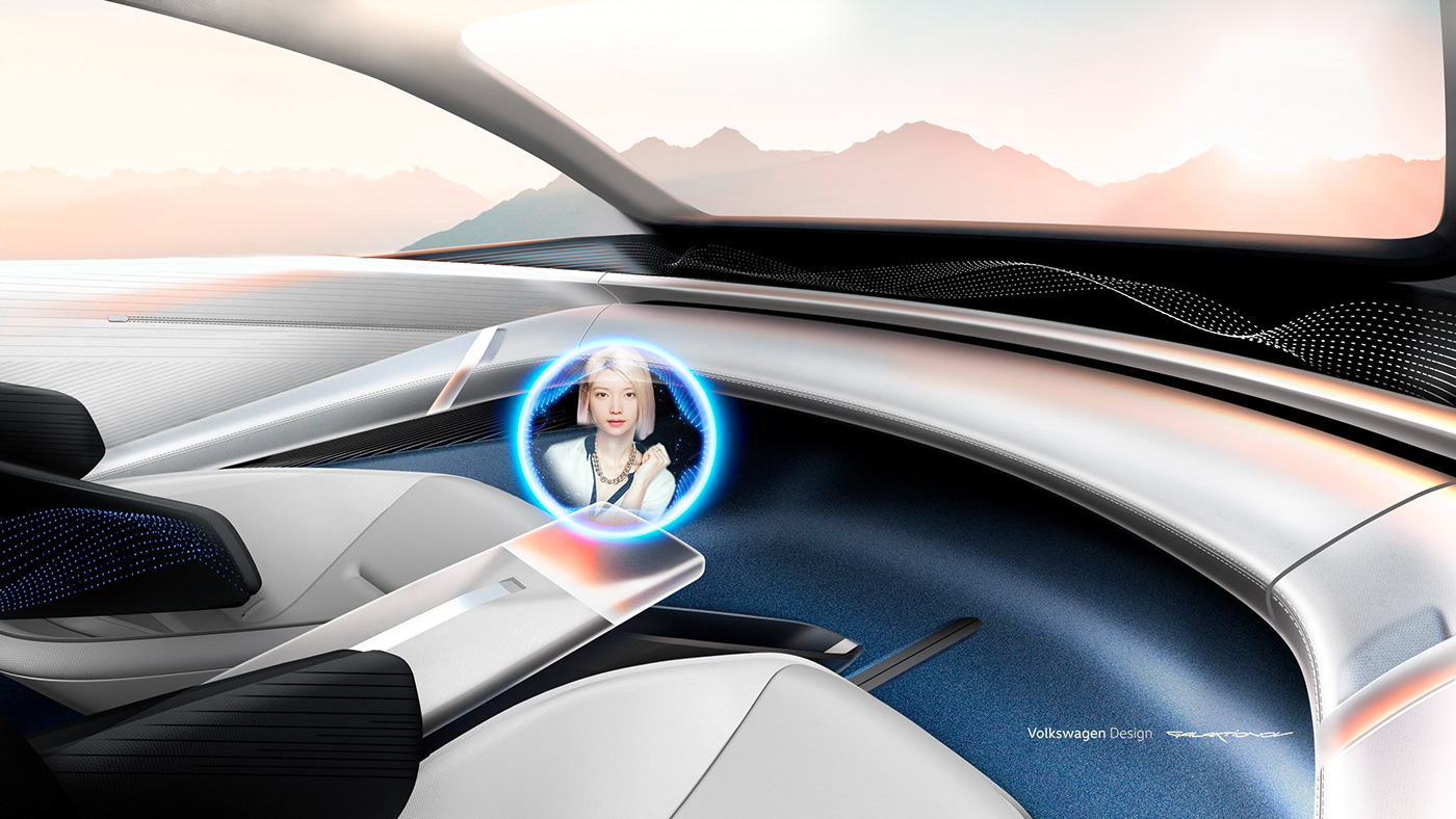 automobile，vehicle，Volkswagen ID. CODE，conceptual design，