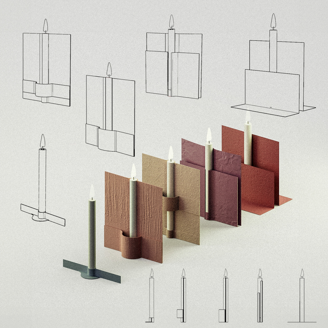 candle，Candlestick，Home Furnishing decoration，Art，