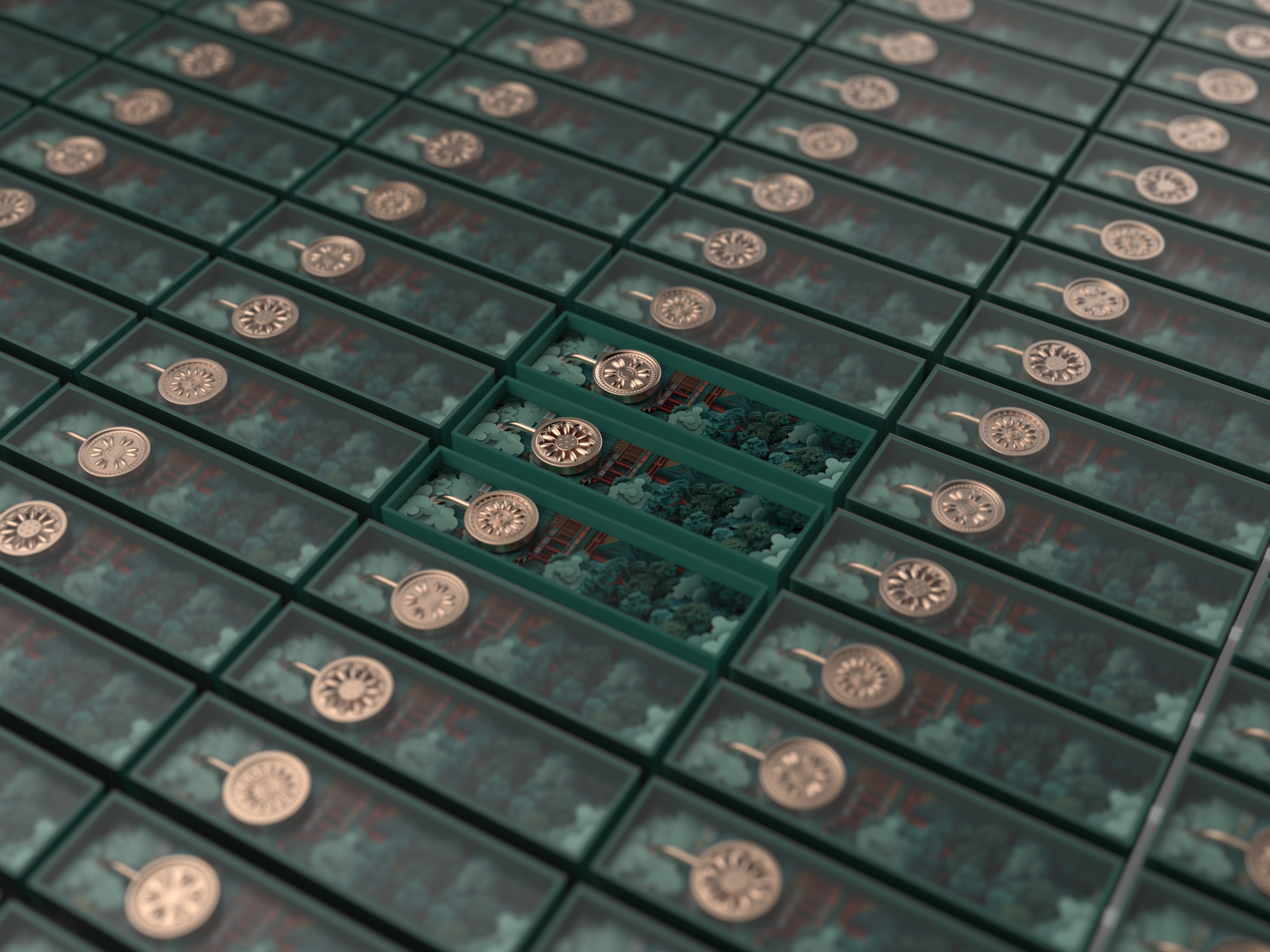 Cultural and creative design，bookmark，product design，Stationery design，Chest Pattern，Chinese style design，