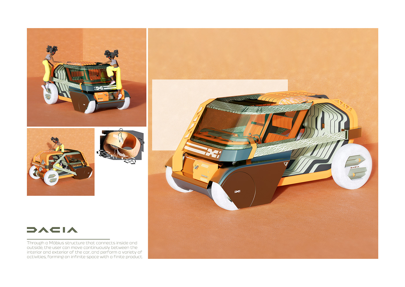 automobile，vehicle，Dacia MÖB，industrial design，