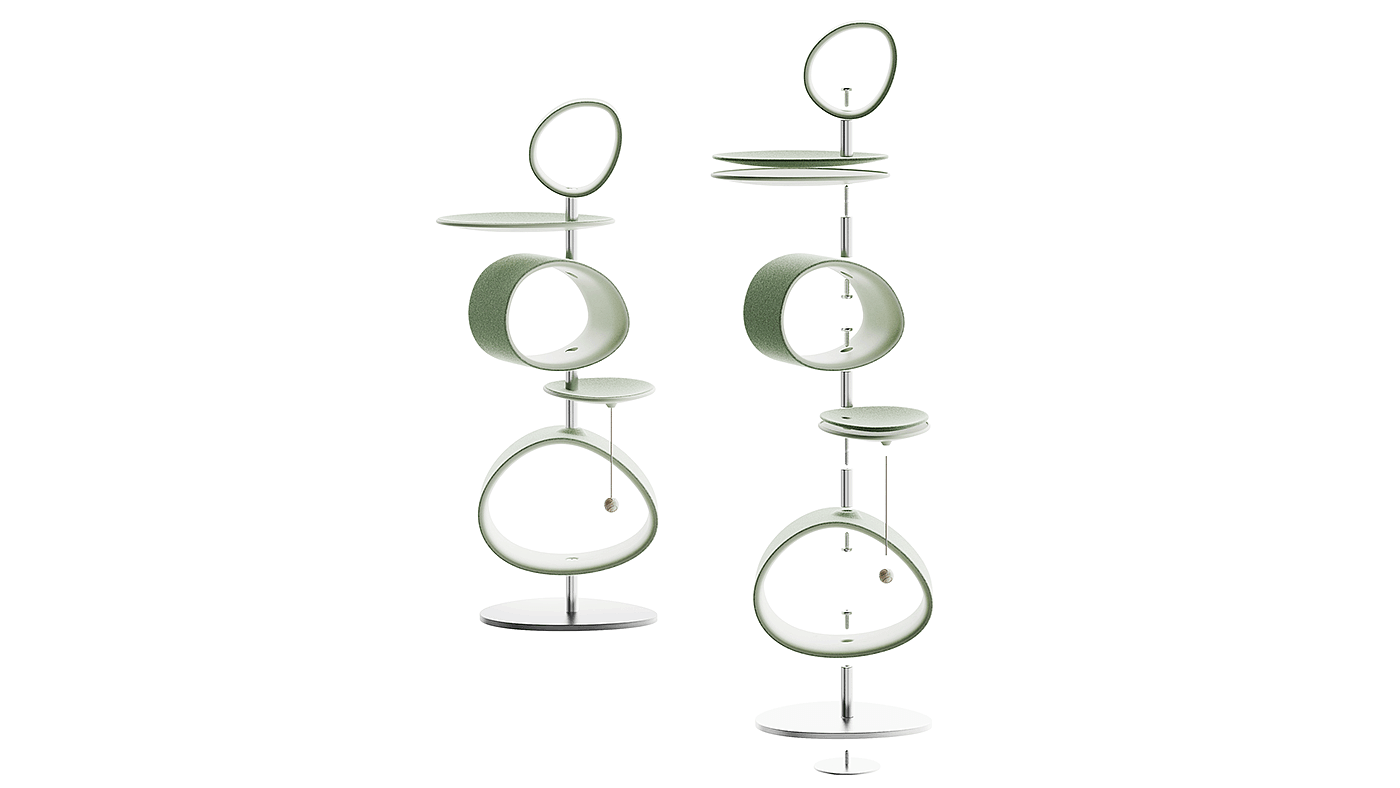 Pet Supplies & Pet，Pet toys，Cat climbing frame，STACKING cat tower，