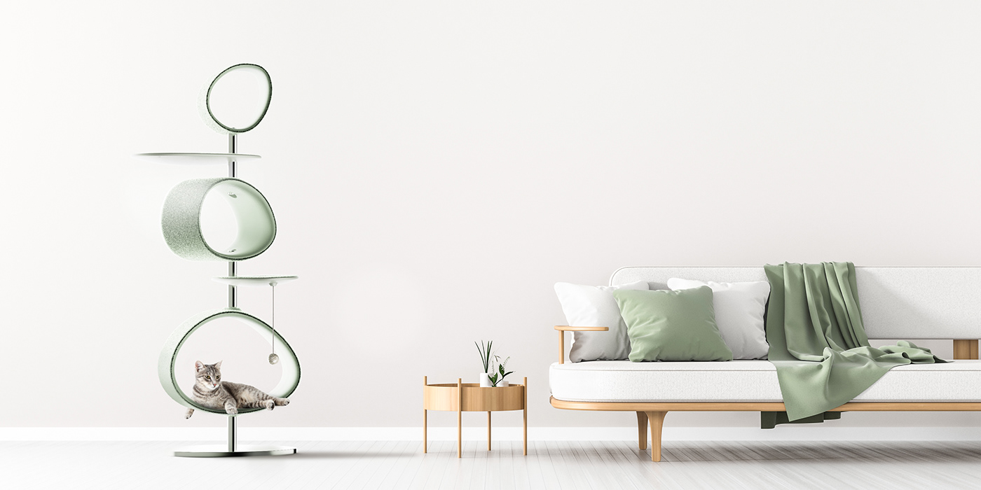 Pet Supplies & Pet，Pet toys，Cat climbing frame，STACKING cat tower，