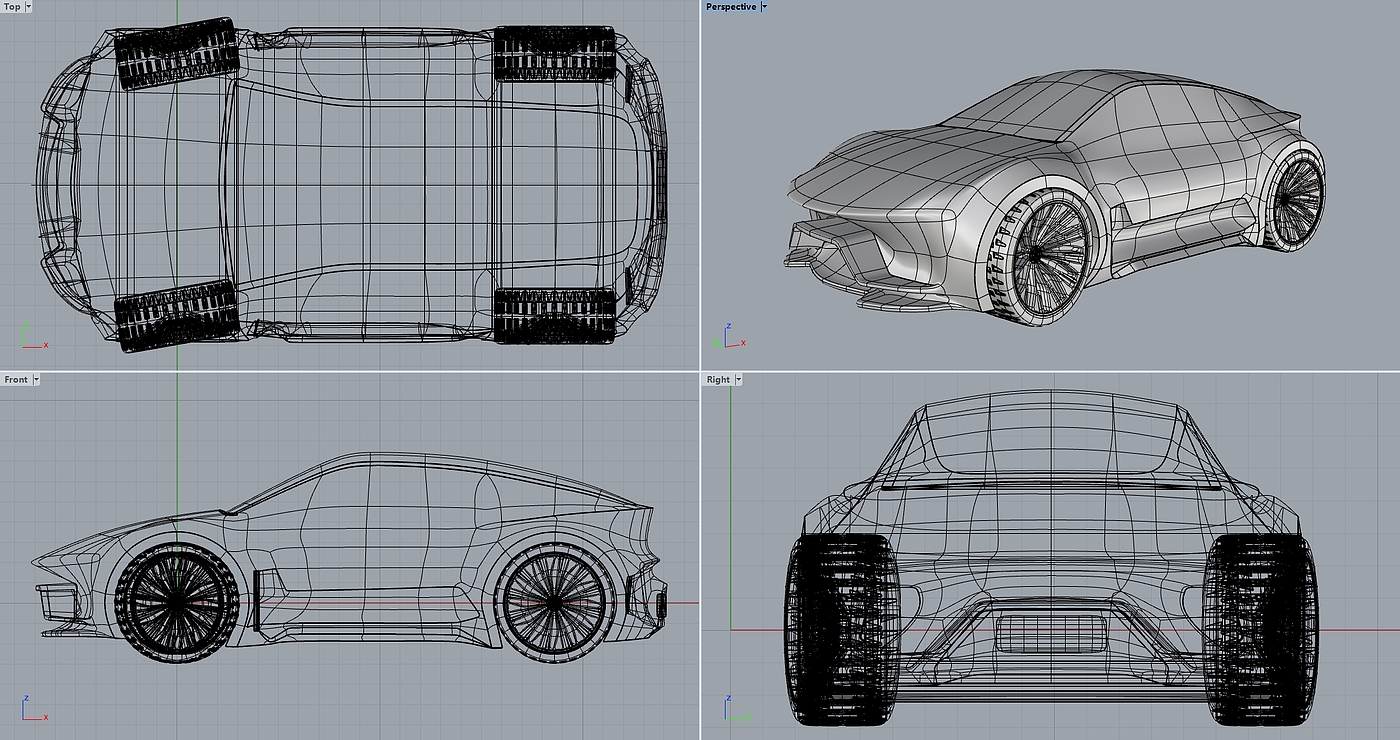industrial design，Automobile design，Automobile modeling，subset，rhinoceros，modeling，