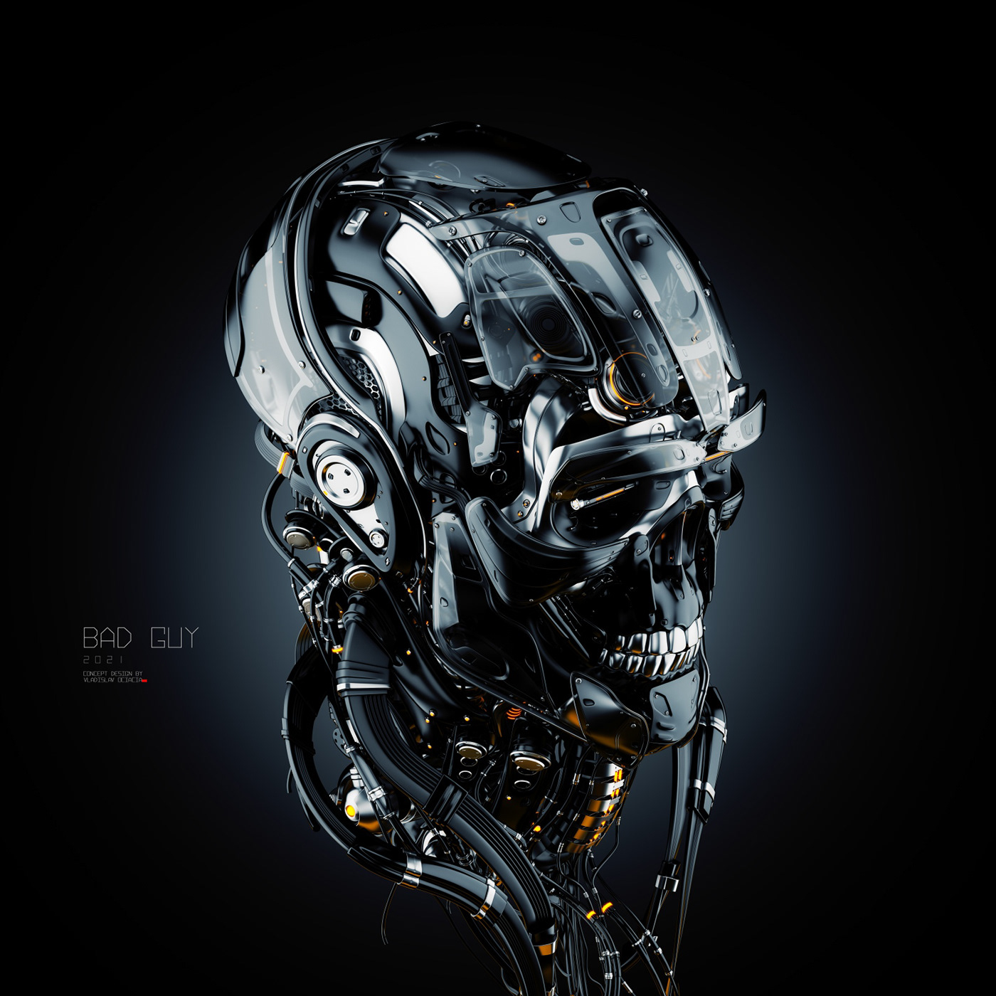 robot，Cyber，head bone，power，Era，