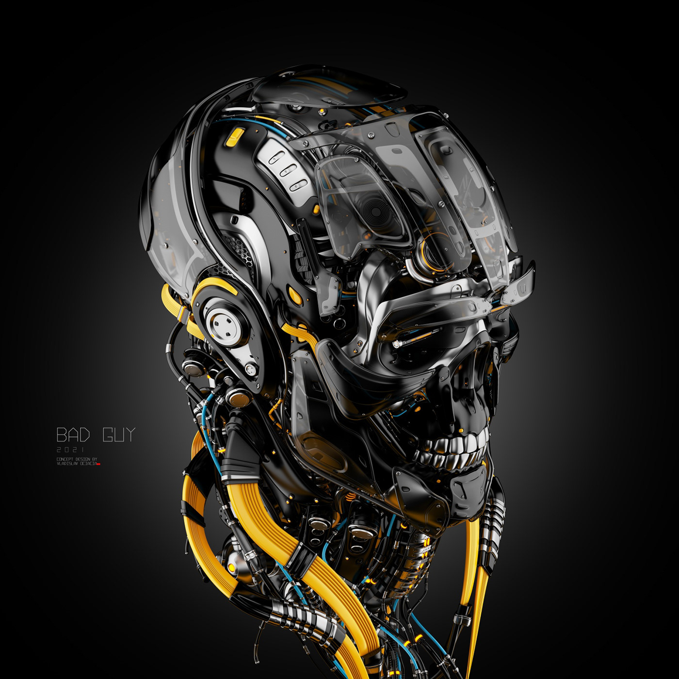 robot，Cyber，head bone，power，Era，