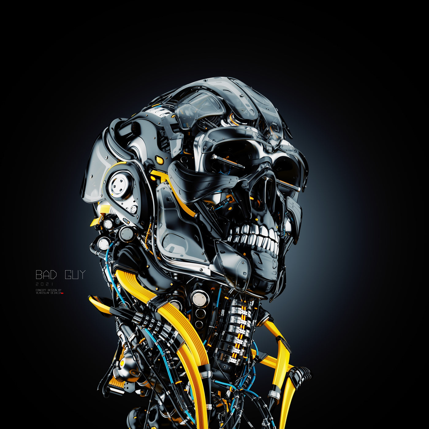 robot，Cyber，head bone，power，Era，