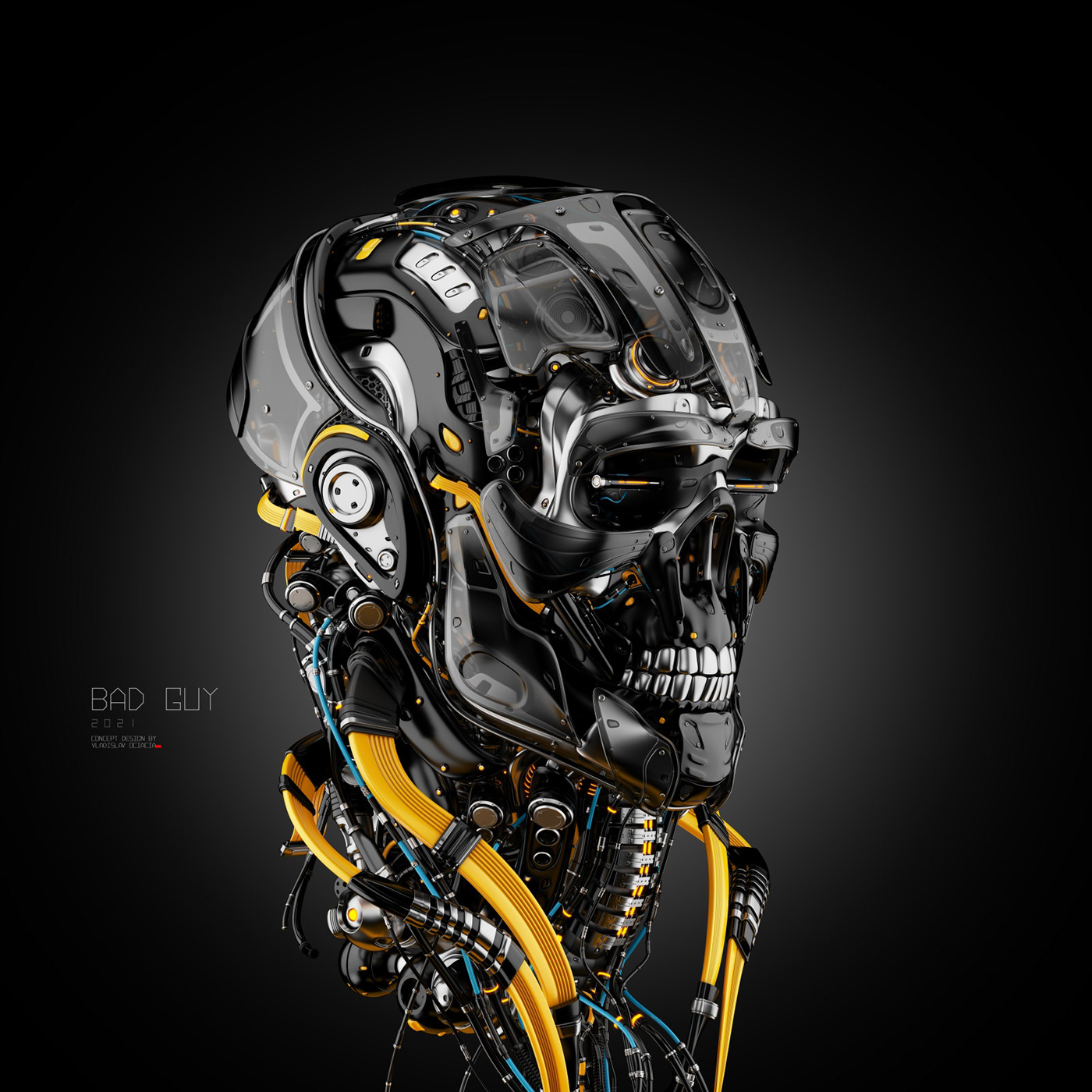 robot，Cyber，head bone，power，Era，