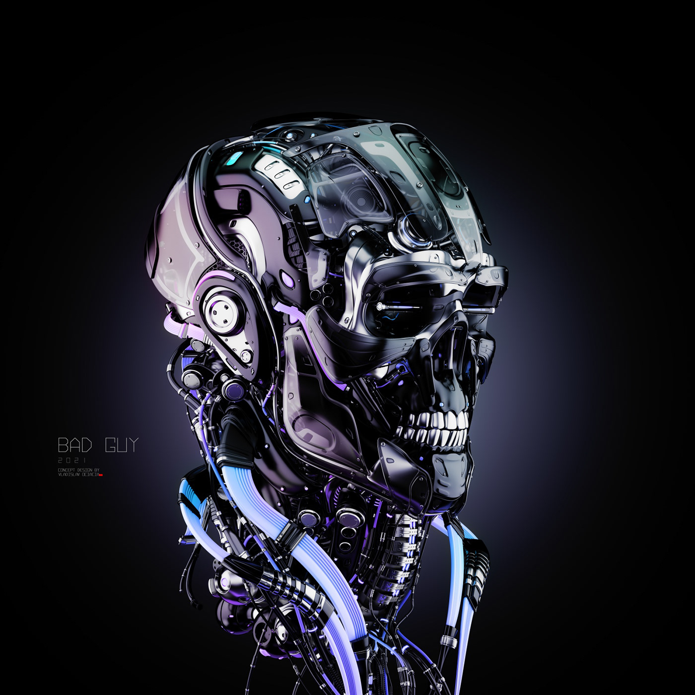 robot，Cyber，head bone，power，Era，