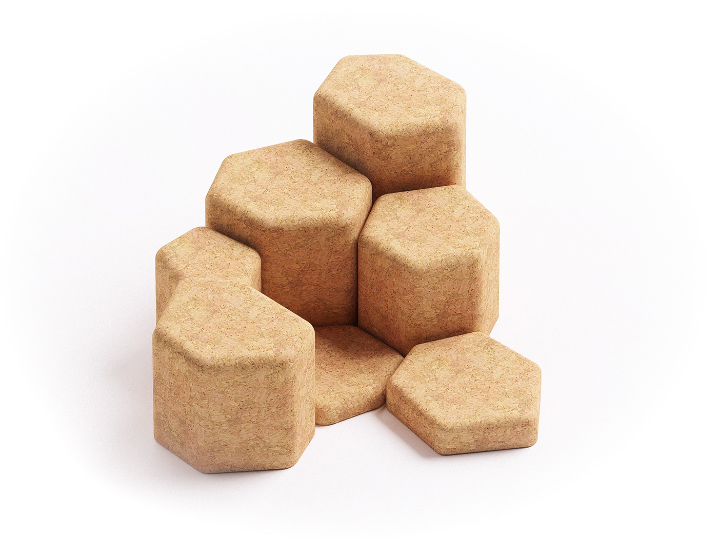 Giant，Sculpture chair，Giant's Causeway，modularization，