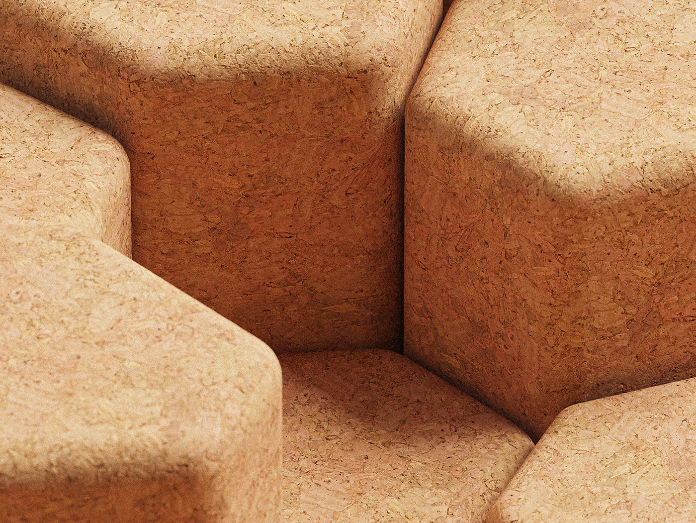 Giant，Sculpture chair，Giant's Causeway，modularization，