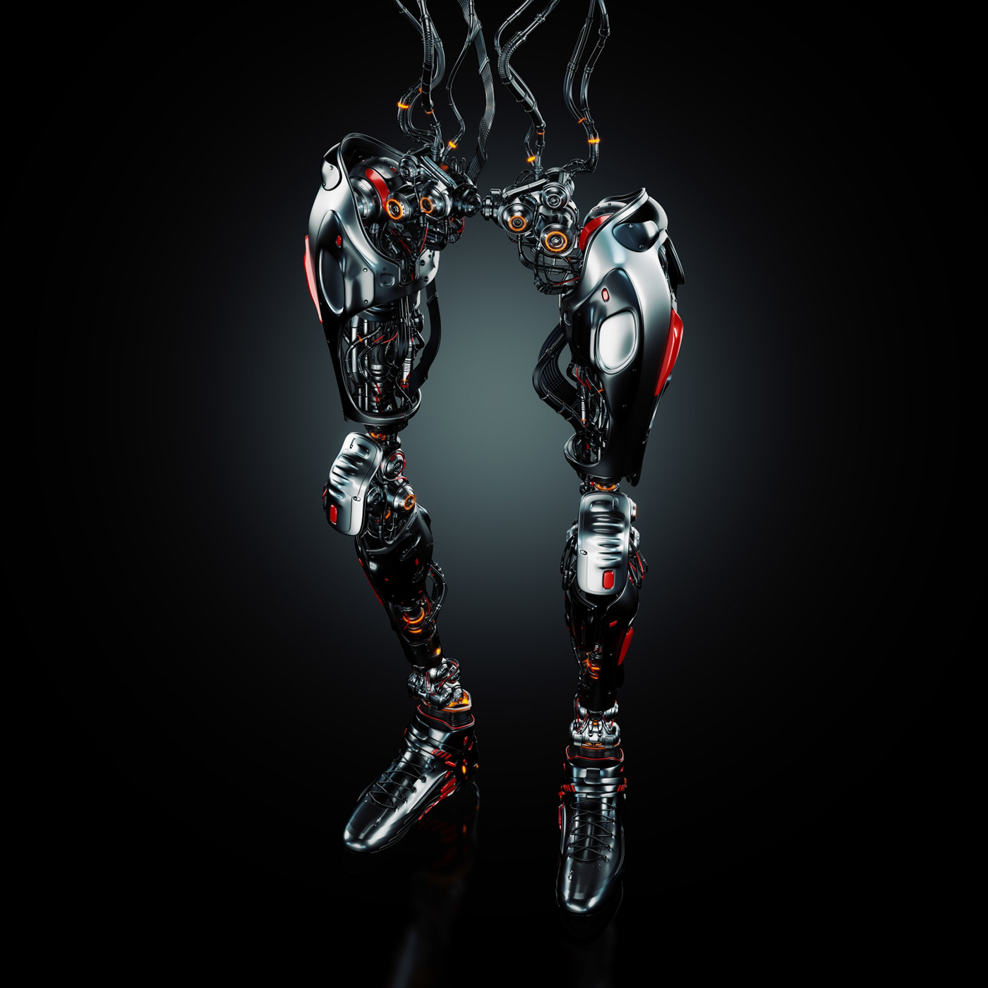 Mechanical leg，robot，Cybernetic，Prototype，