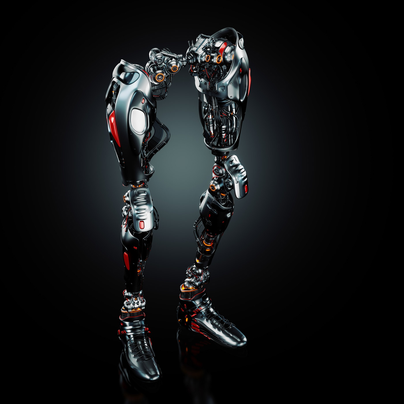 Mechanical leg，robot，Cybernetic，Prototype，