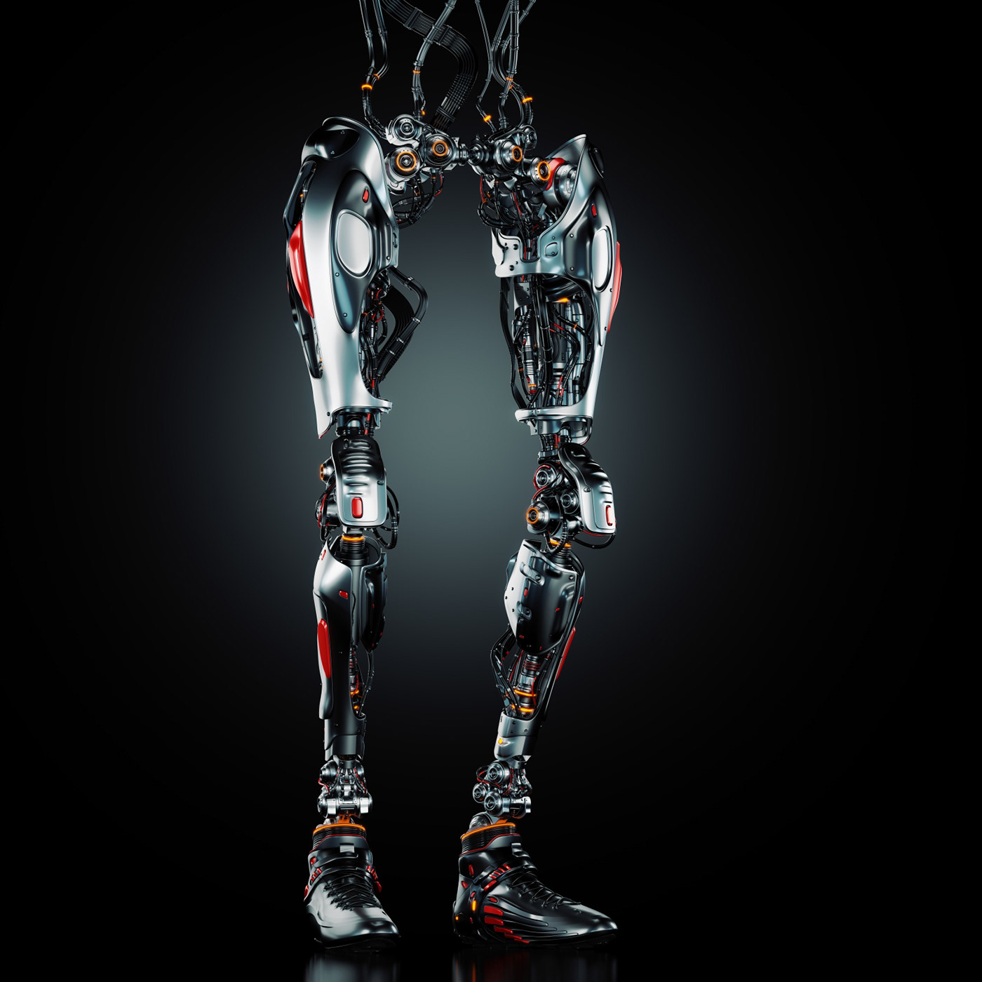 Mechanical leg，robot，Cybernetic，Prototype，
