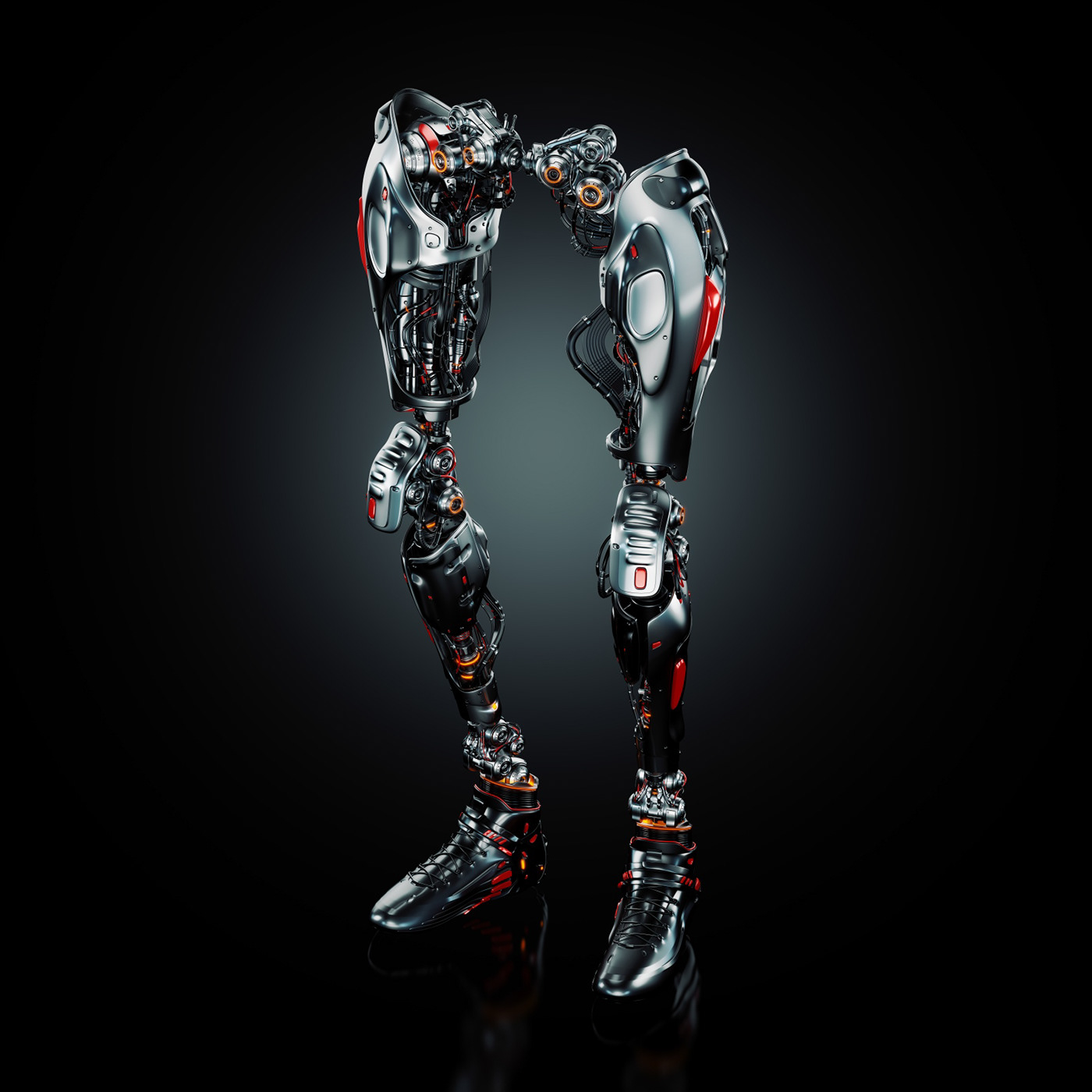 Mechanical leg，robot，Cybernetic，Prototype，