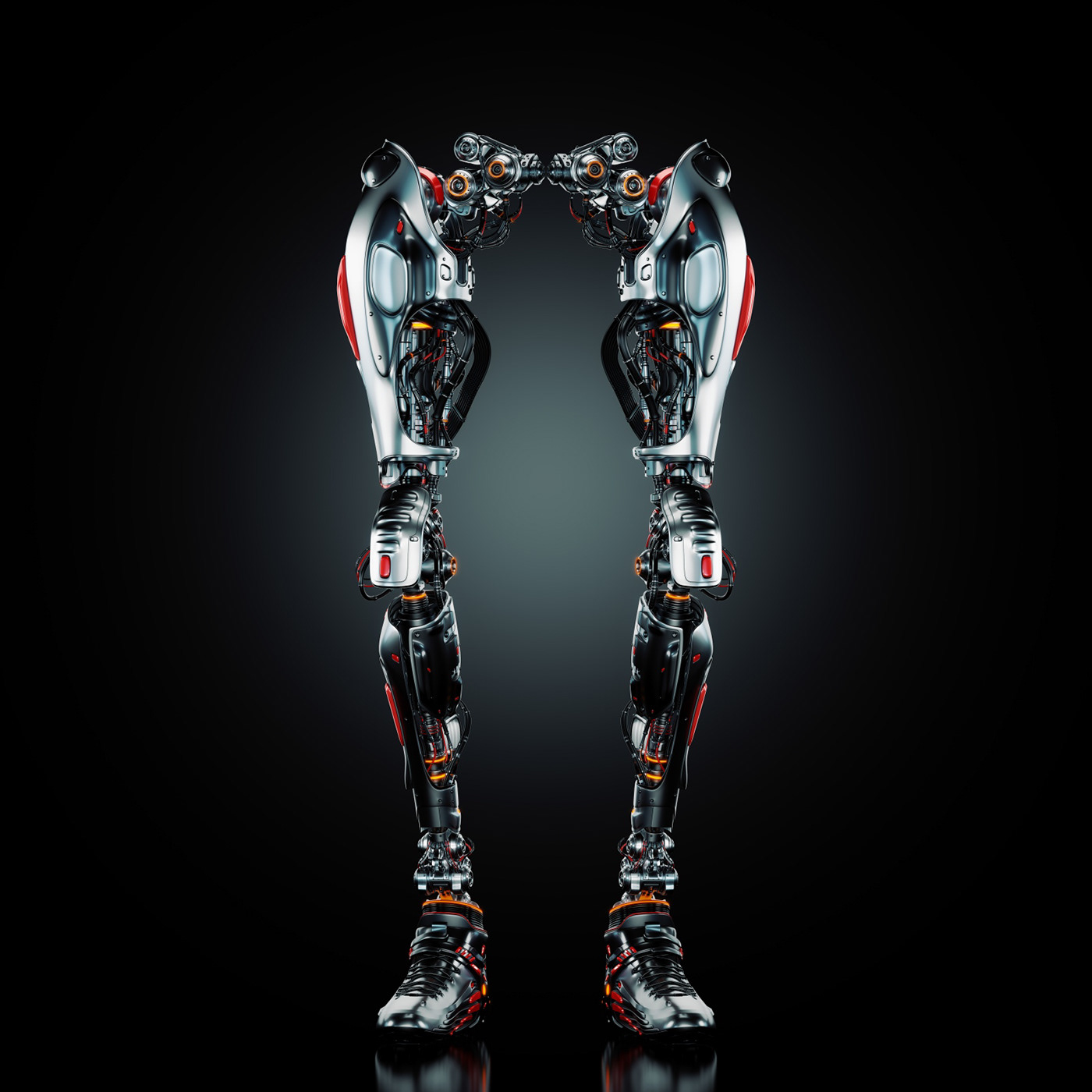 Mechanical leg，robot，Cybernetic，Prototype，