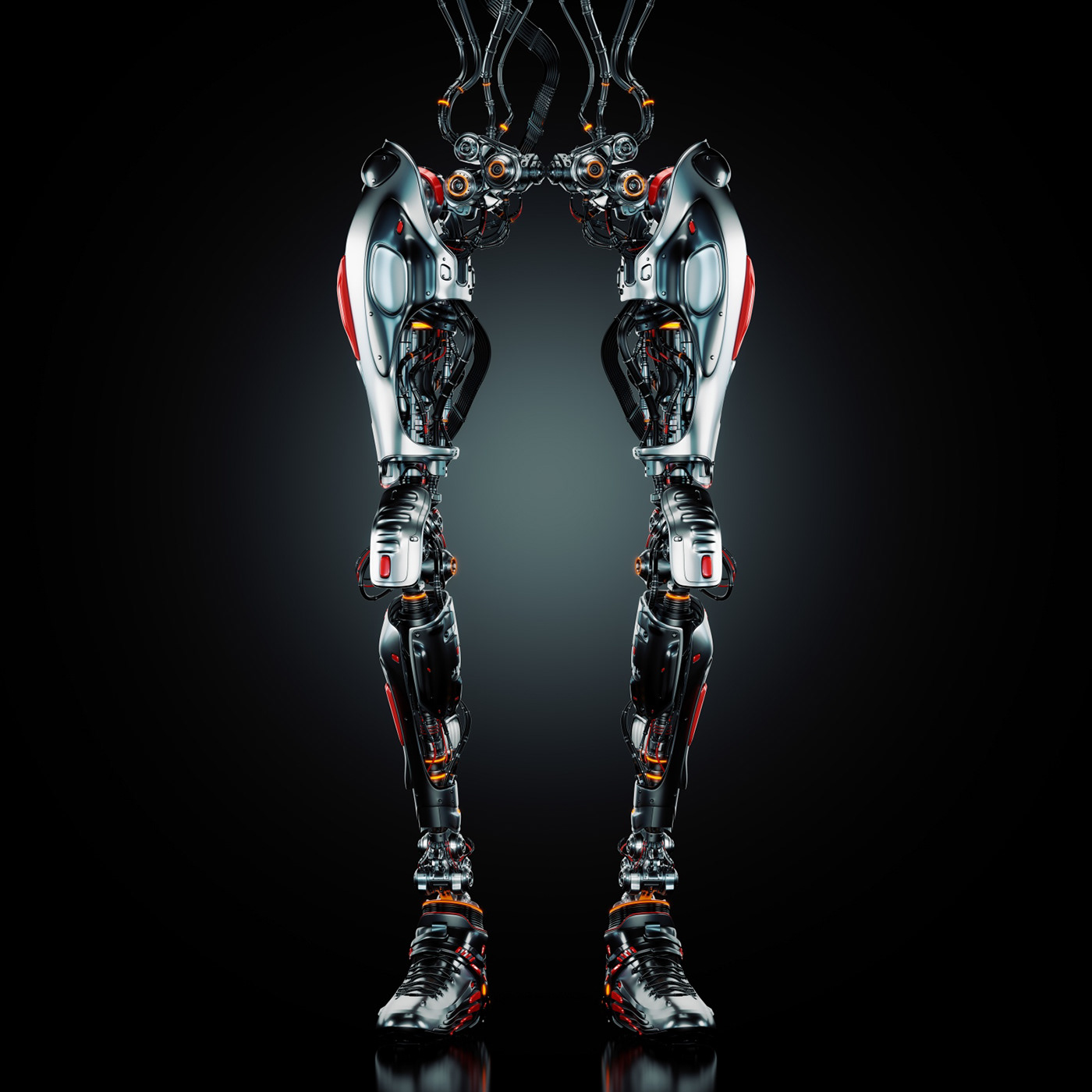Mechanical leg，robot，Cybernetic，Prototype，