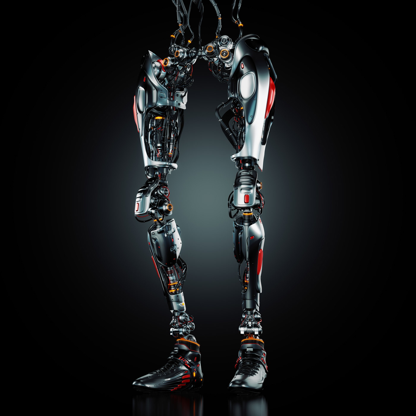 Mechanical leg，robot，Cybernetic，Prototype，