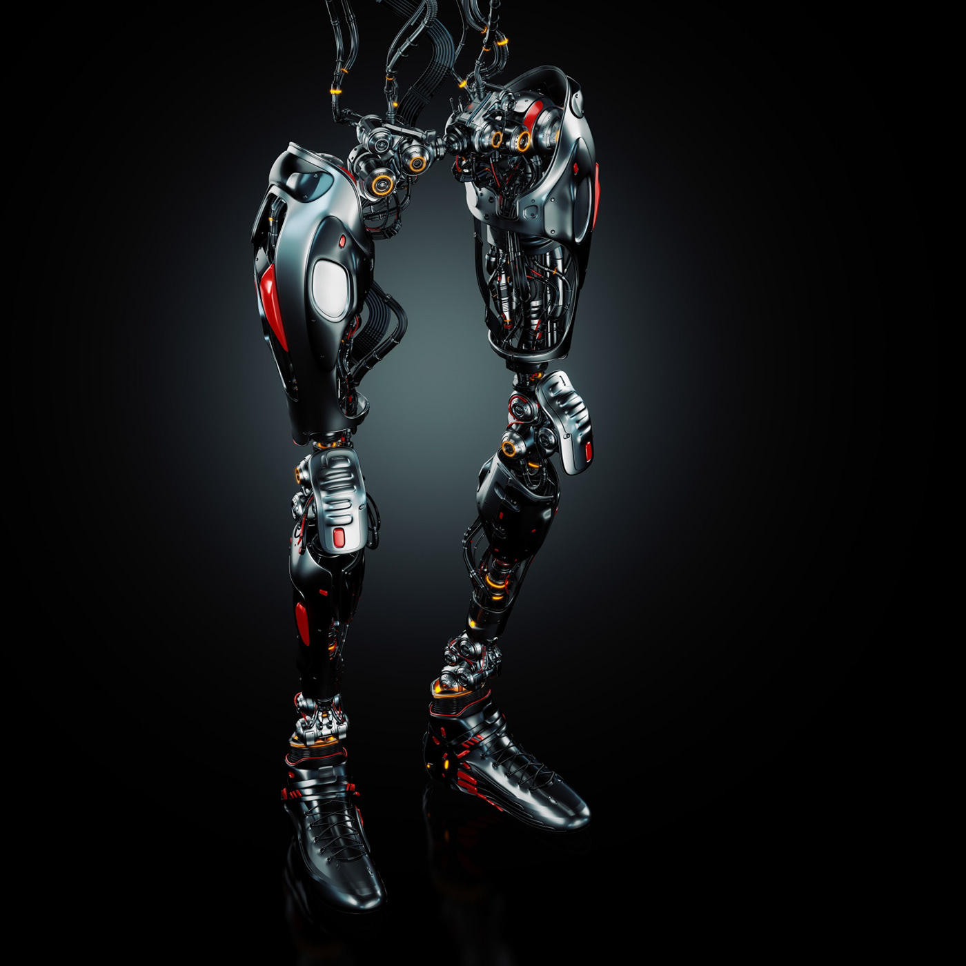 Mechanical leg，robot，Cybernetic，Prototype，