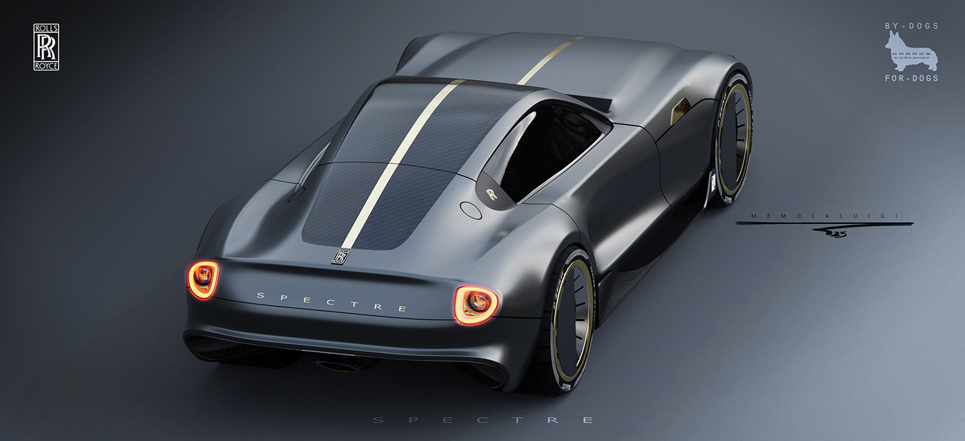 Rolls-Royce，spectre，V12，Super car，sketch，