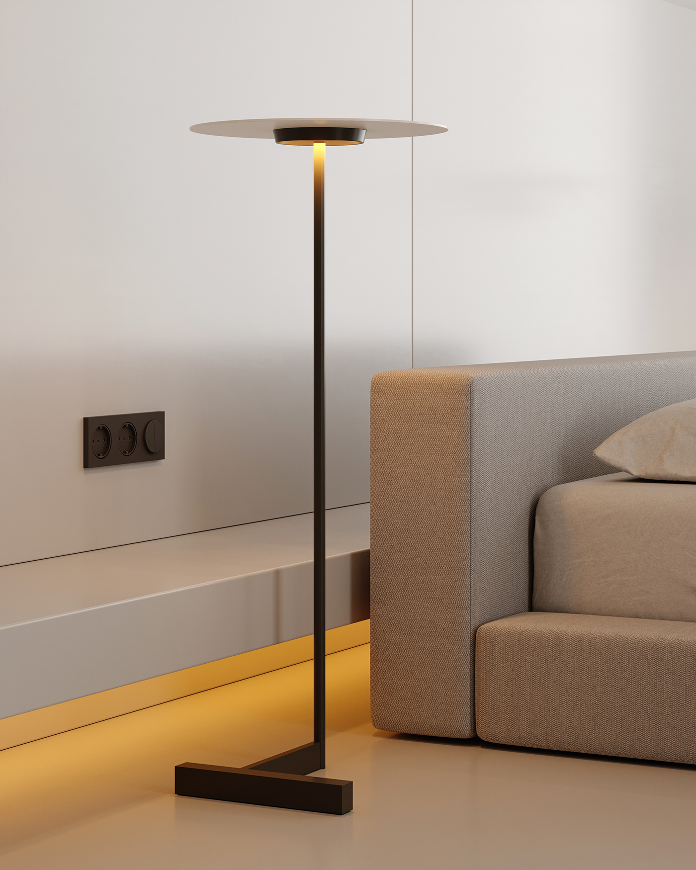 bedroom，white，Modern furniture，