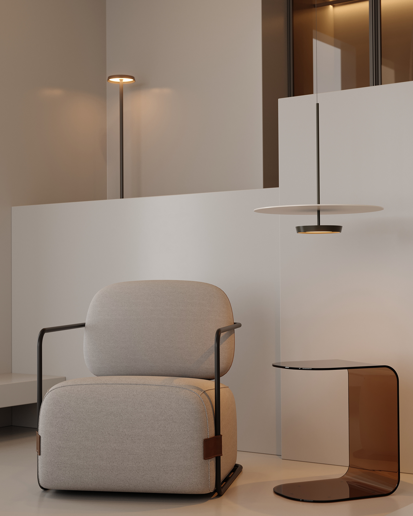 bedroom，white，Modern furniture，