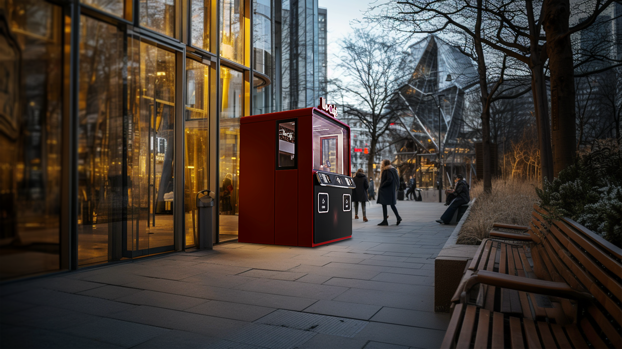 Coffee machine，equipment，robot，Sheet metal cabinet，AI intelligence，