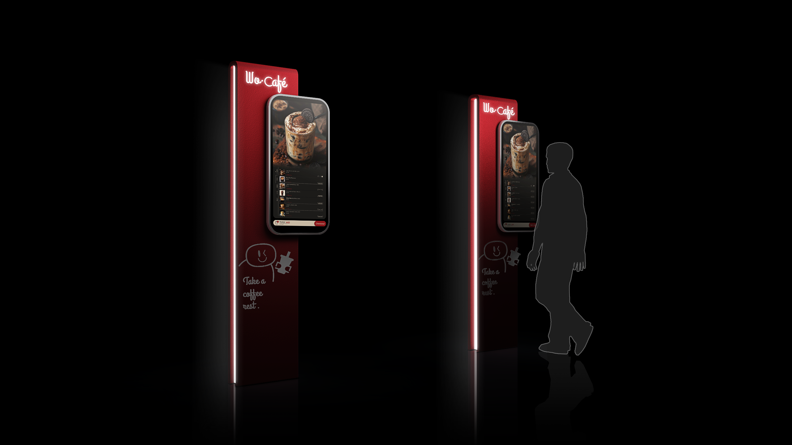 Coffee machine，equipment，robot，Sheet metal cabinet，AI intelligence，