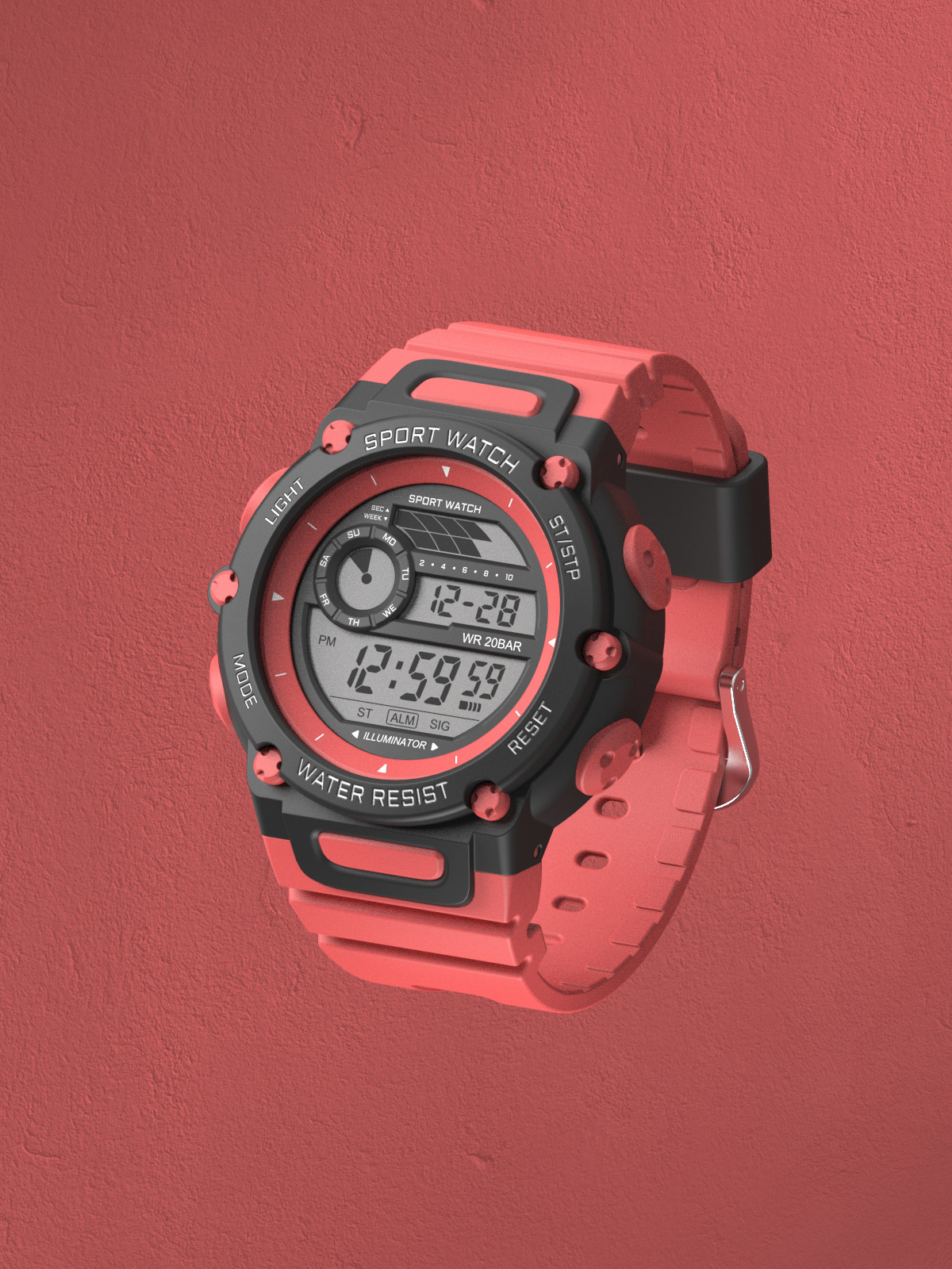 Wrist watch，Sports Watch，Functional wind，