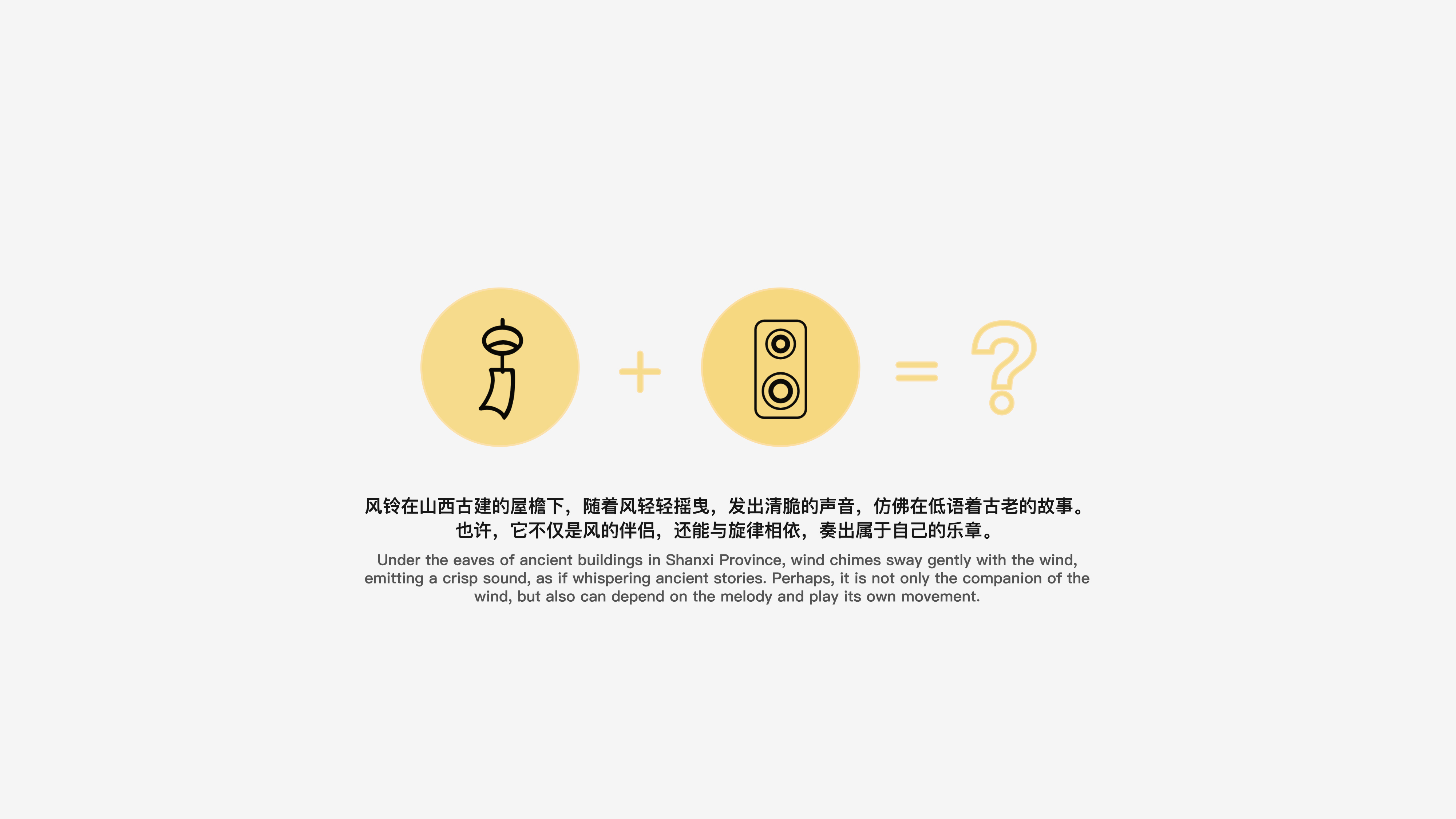 sound，Wind chime，Cultural creation，interest，emotional value，Atmosphere lamp，