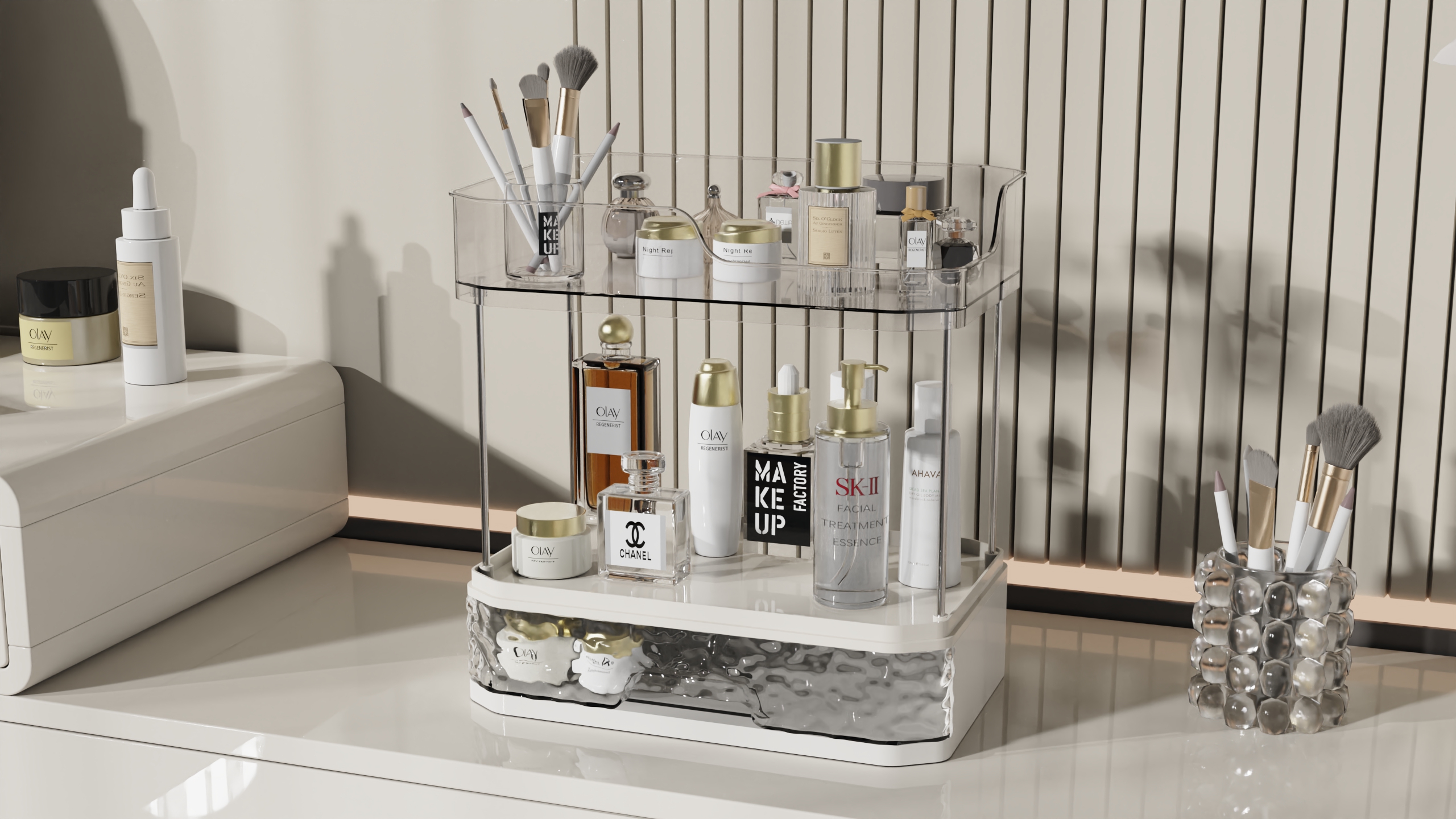 multi-function，Stackable，Draw，storage box，