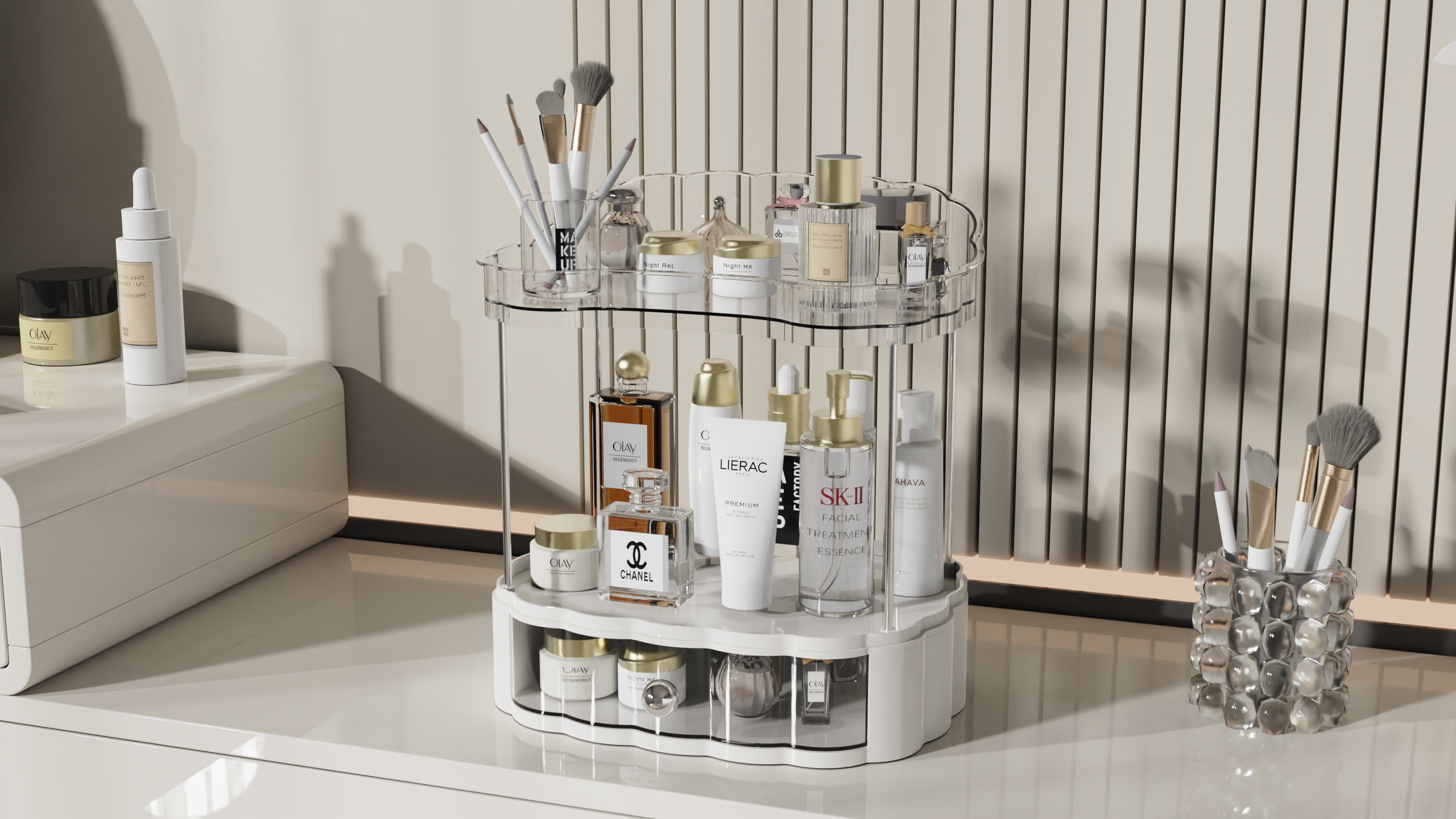 multi-function，Stackable，Draw，storage box，