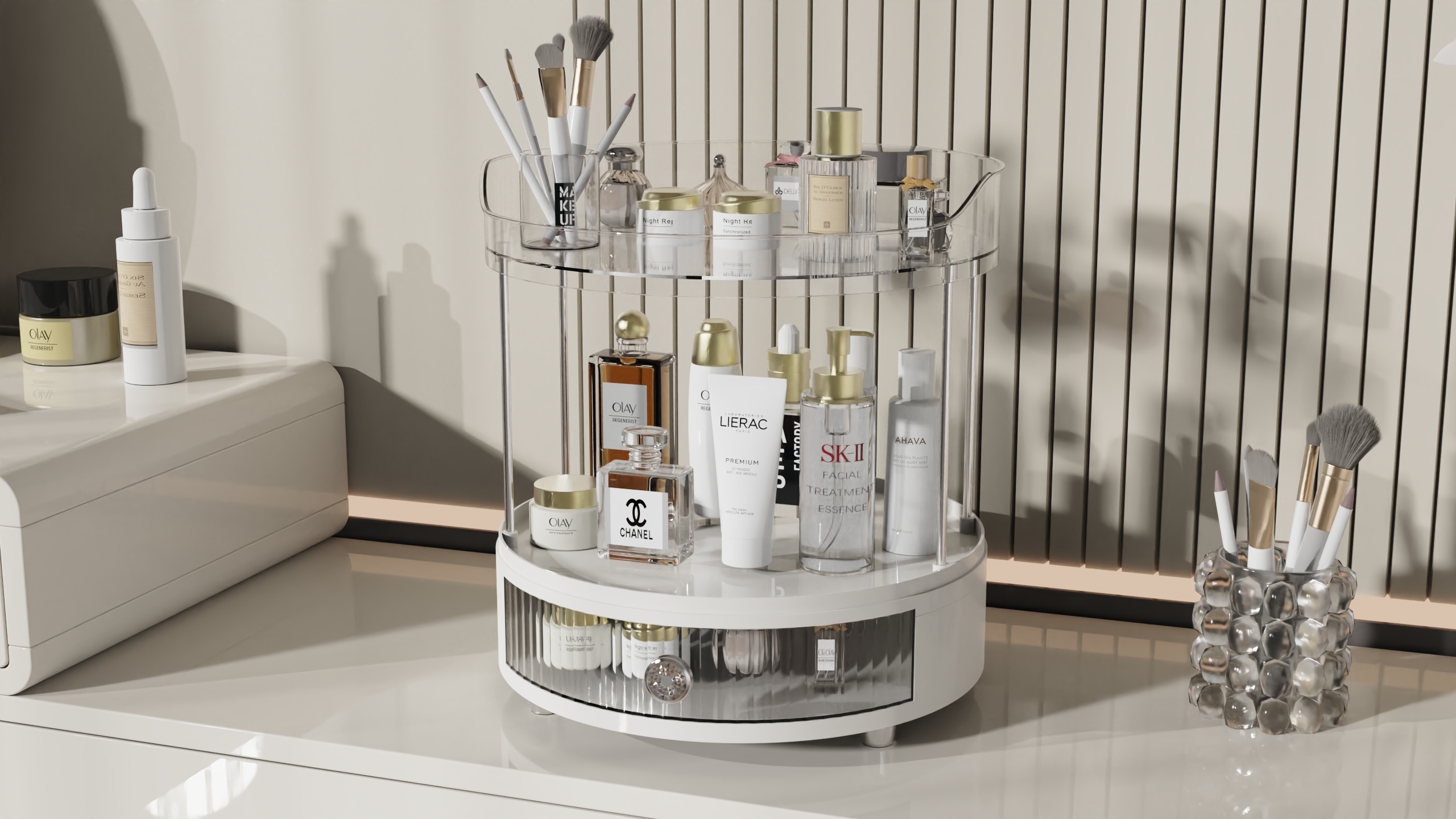 multi-function，Stackable，Draw，storage box，