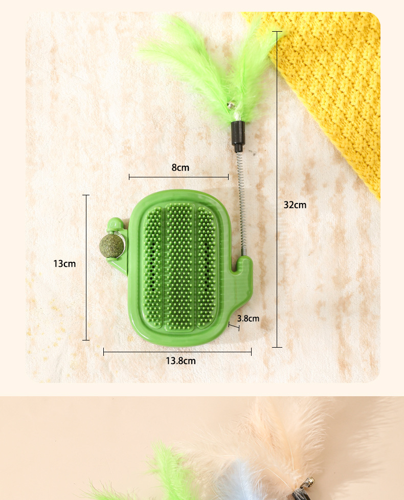 multi-function，interest，dopamine，lovely，Kitty，massage，Scratching device，