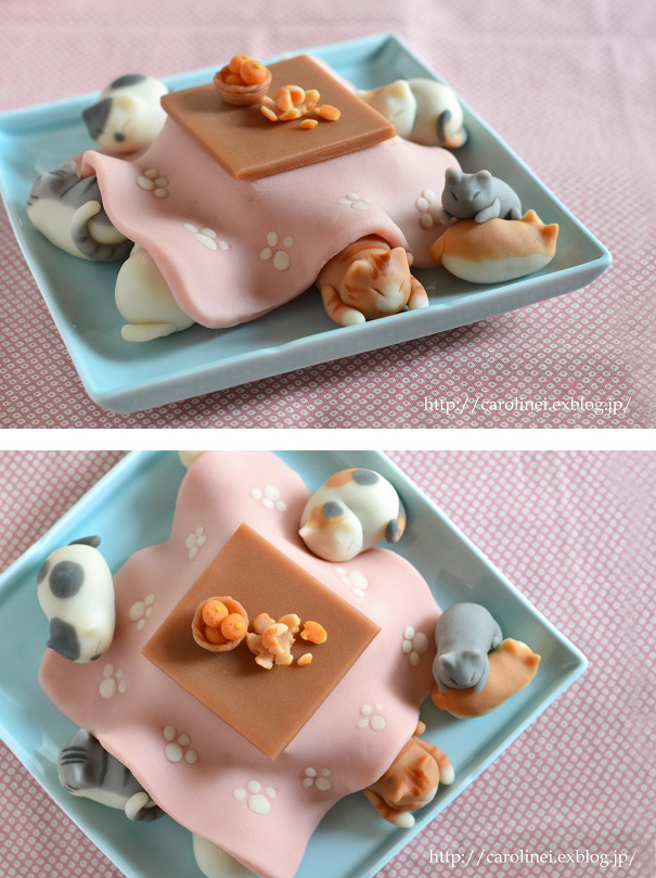 Creative cake，Cake making，Character design，Colorful，Rich colors，Children's snacks，Snack making，Biscuit design，Bionics Design ，jelly，Kitty，Bionic cat，Star element，