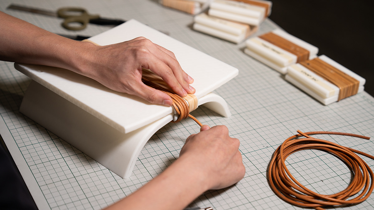 Leather rope，3D printing，LFAM，Sustainability，weaving technique，