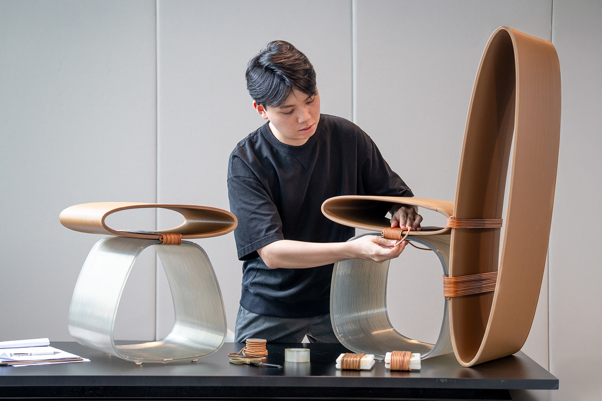 Leather rope，3D printing，LFAM，Sustainability，weaving technique，