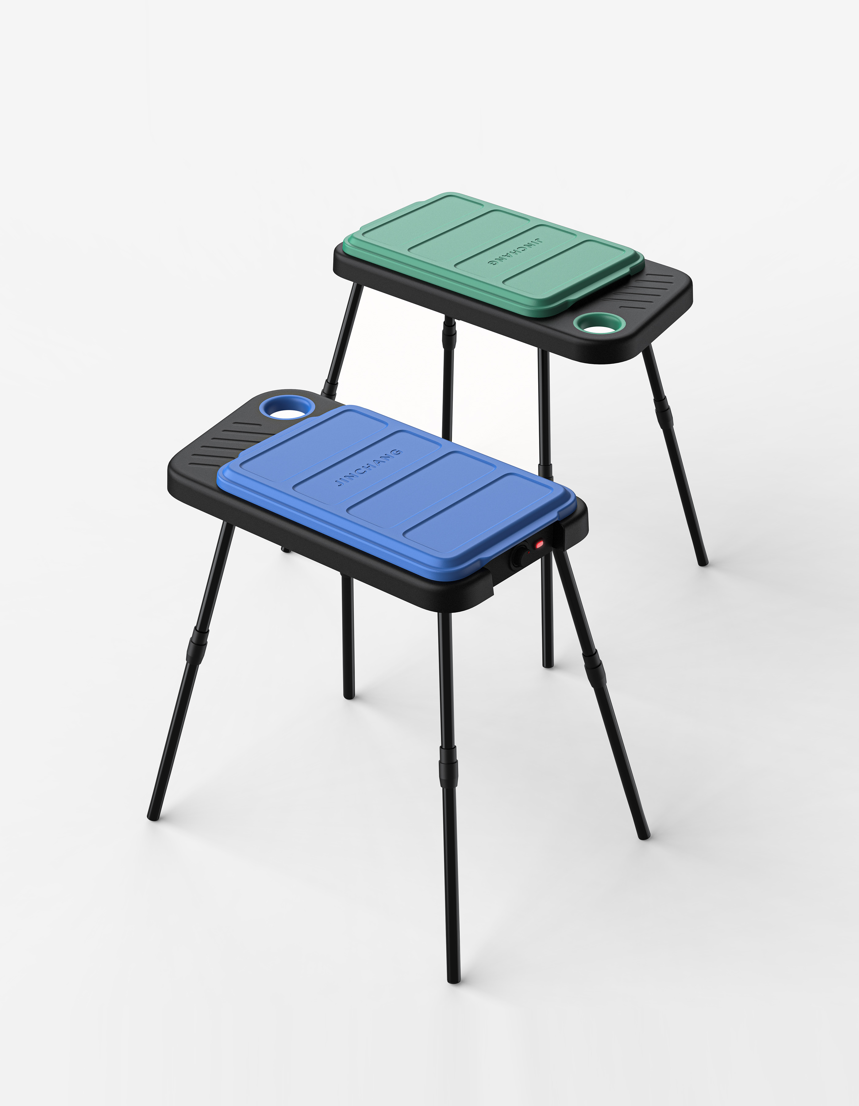 product design，industrial design，Zero-to-One Design，Folding Grill，Barbecue rack，O_1 Design，