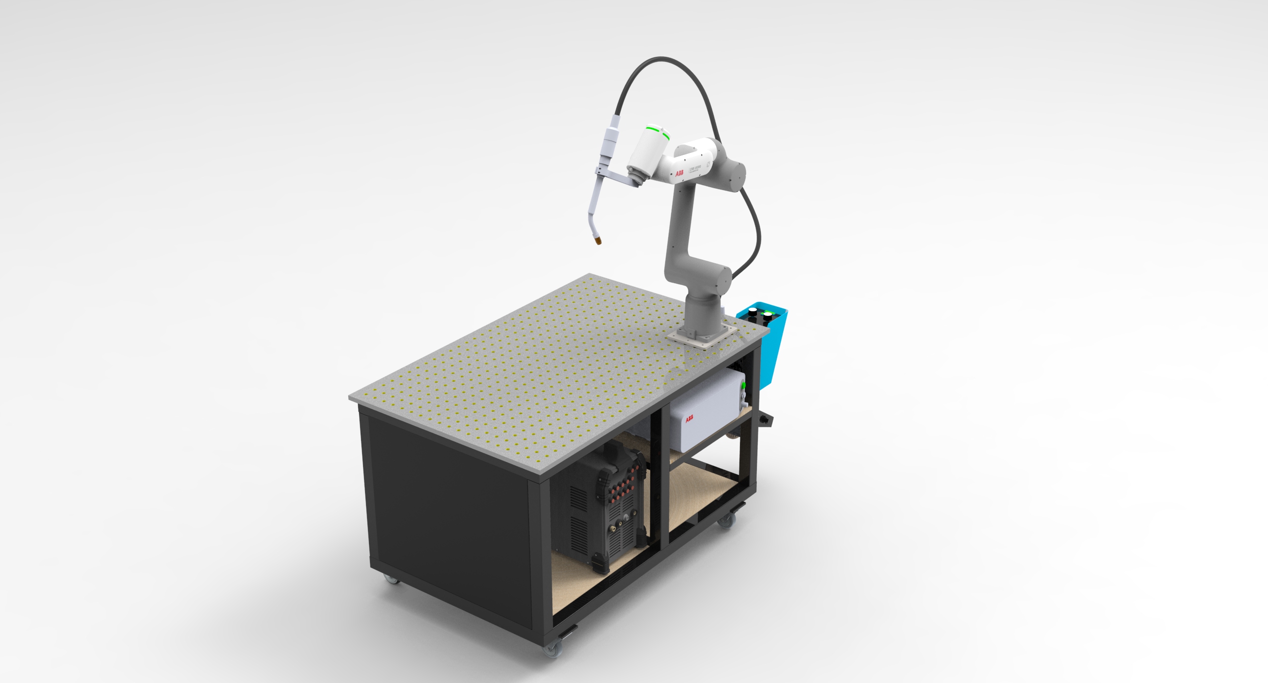 robot，welding，Cooperative manipulator，Mechanical arm，platform，Rendering files interested in background private chat，