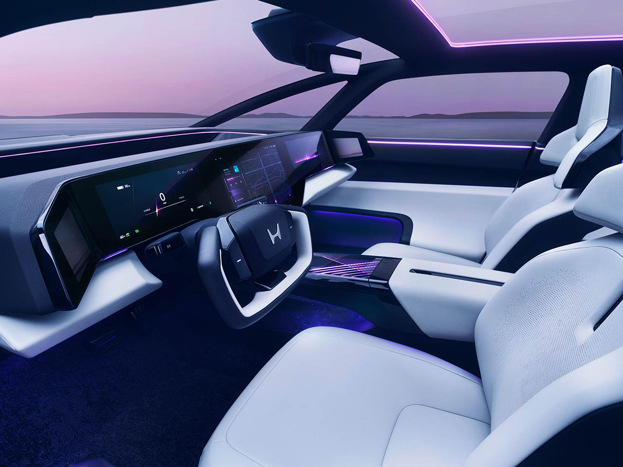 Automatic driving，Electric vehicle，Honda Zero，Future car，Asimo Operating System，