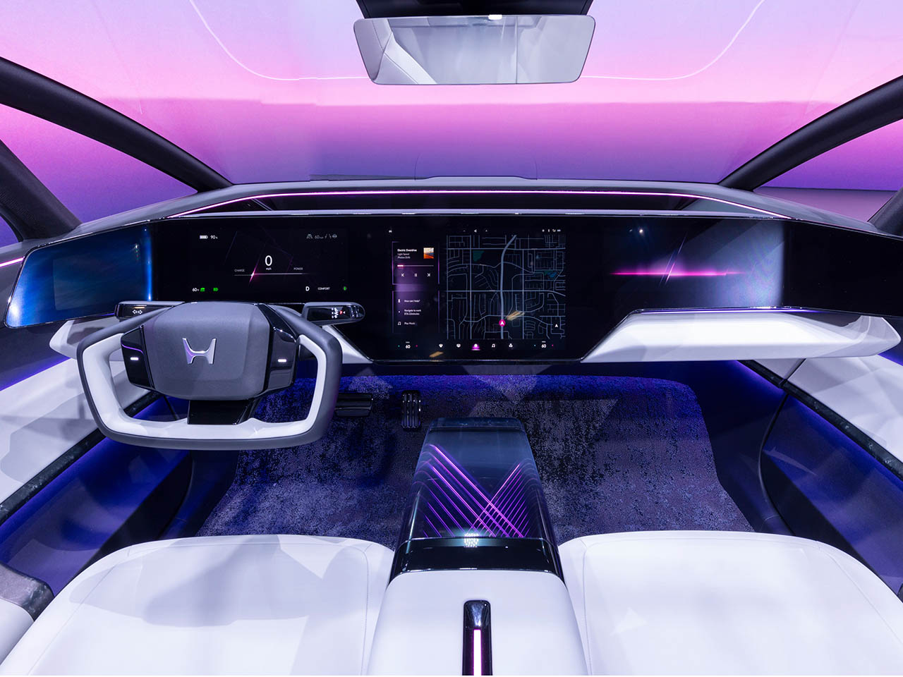 Automatic driving，Electric vehicle，Honda Zero，Future car，Asimo Operating System，