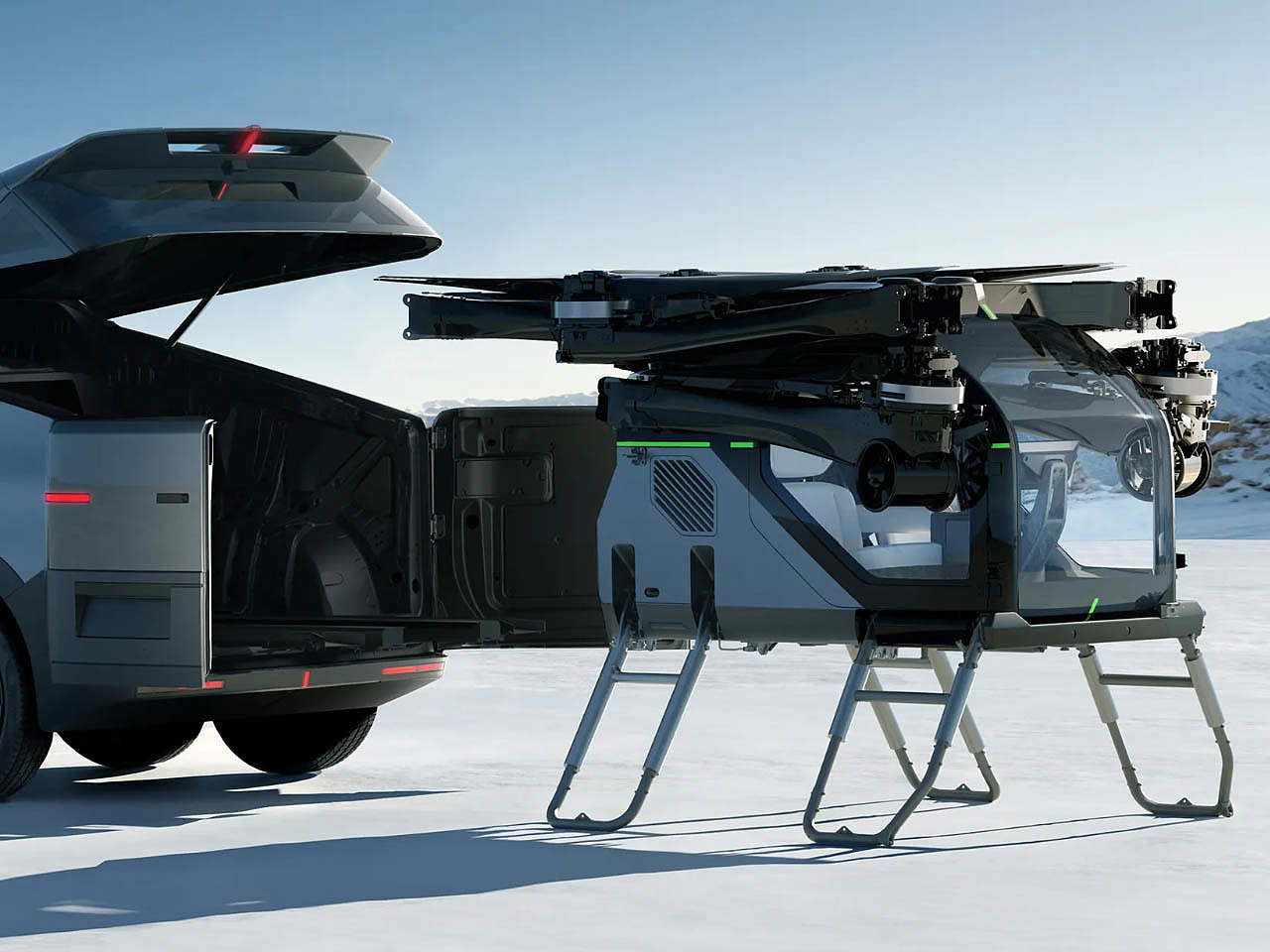 carbon fibre，Flying car，XPeng，Aero HT，modularization，