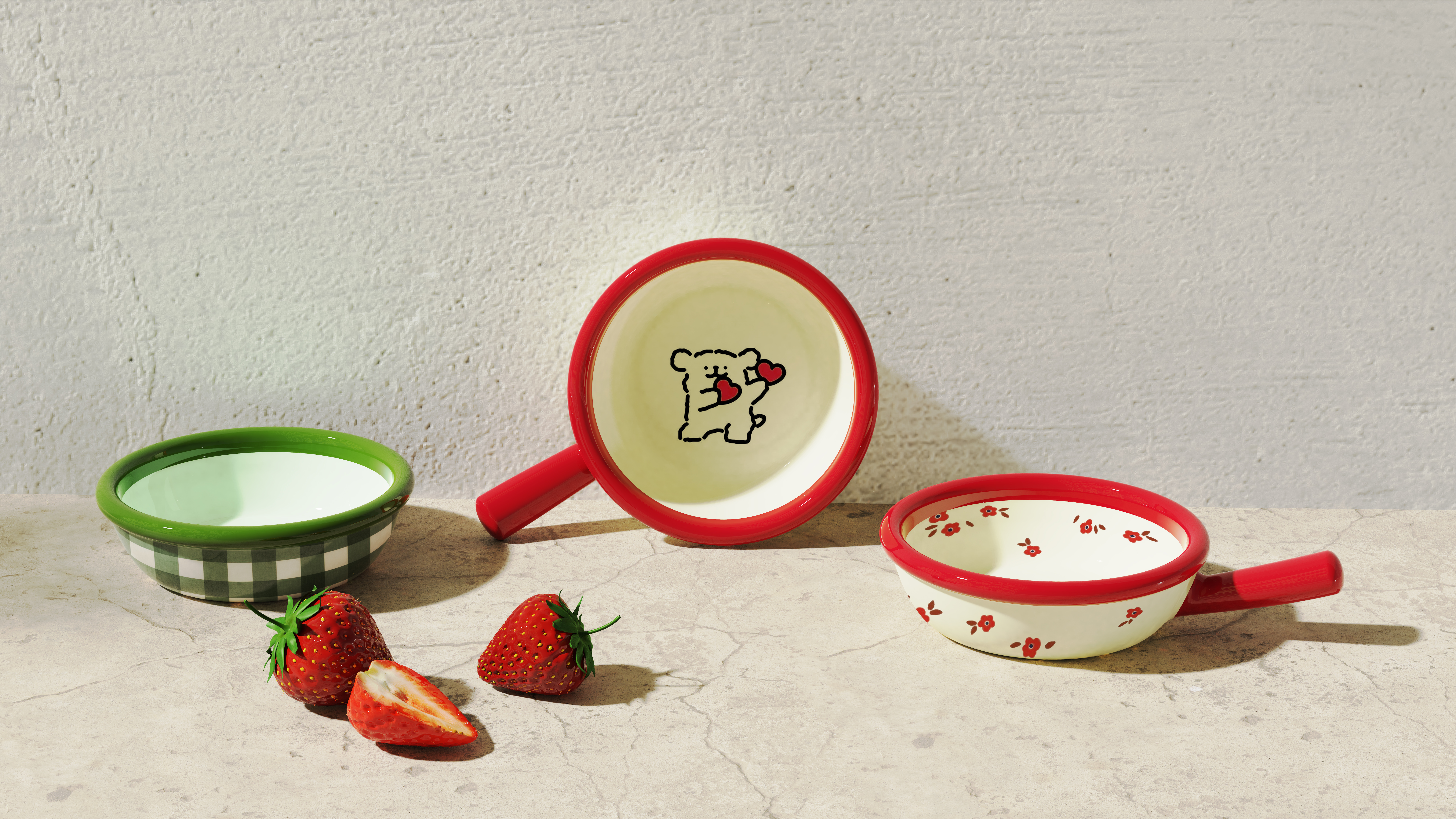 Vinegar dish-chopsticks rack-retro-home-cute，